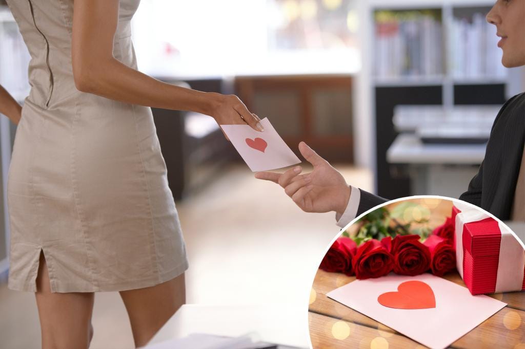 Valentine's Day cards spark debate on workplace relationships
