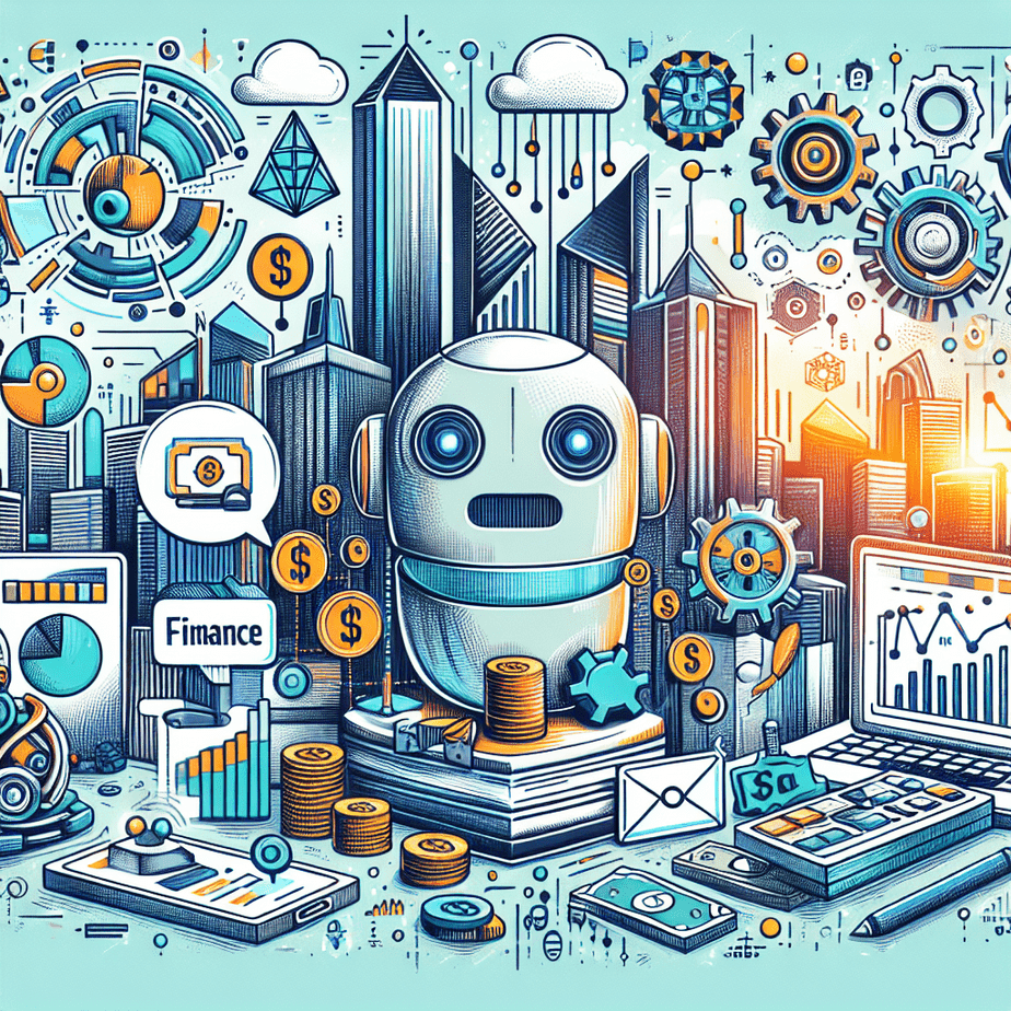 Illustration of AI influencing finance decisions in 2025