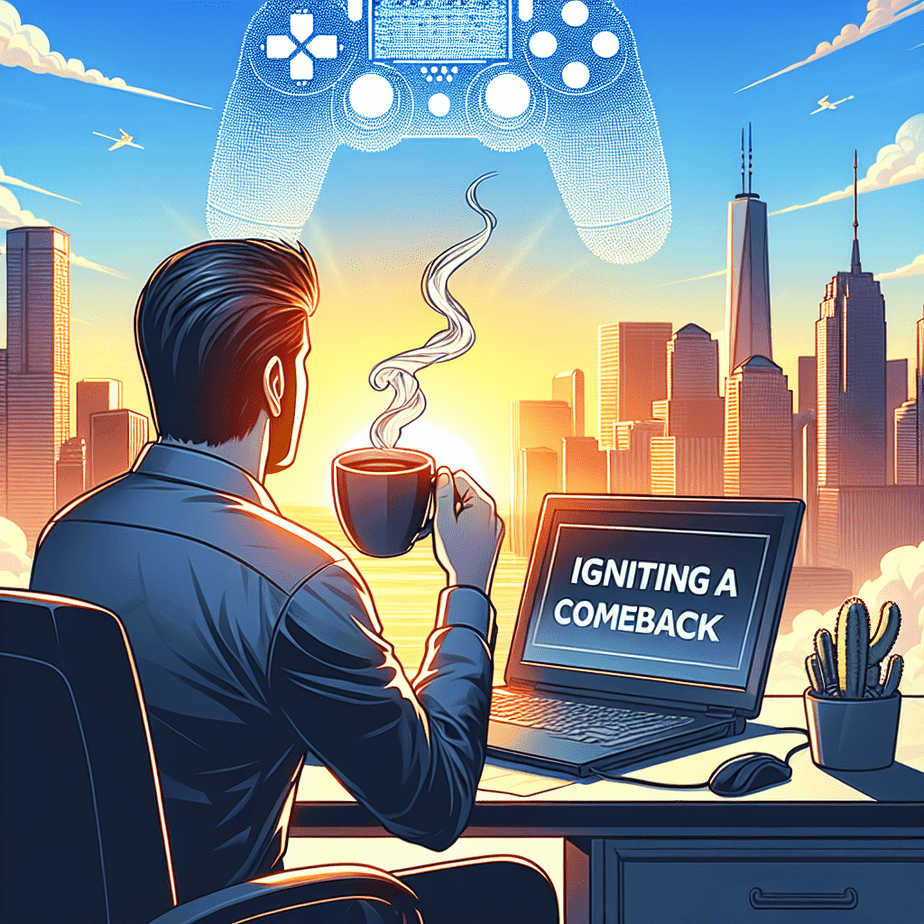 Andrew Wilson CEO of Electronic Arts leading EA Sports FC comeback