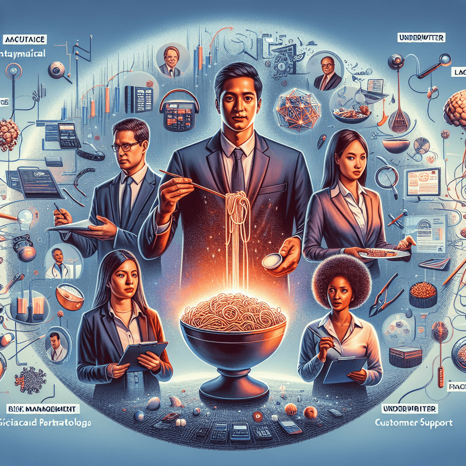 Image illustrating how insurance companies determine premium costs with various factors and calculations