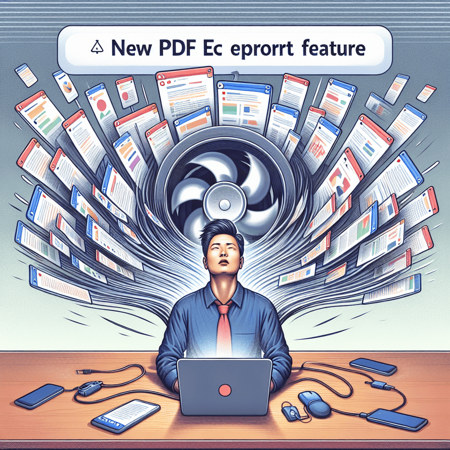 Tech enthusiast using ChatGPT's new PDF export feature for research