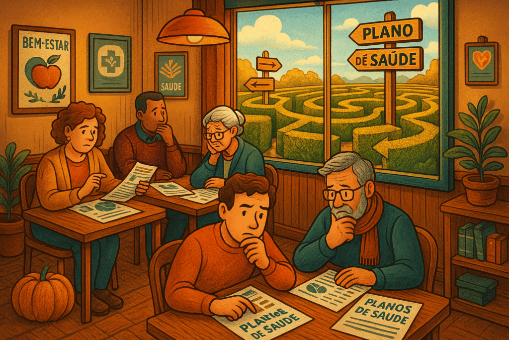 Comparação de planos de saúde Amil, Bradesco e SulAmérica no Brasil