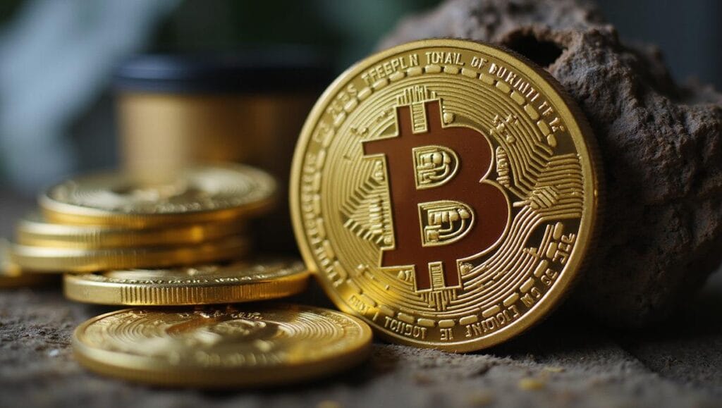 Gráfico de crescimento do Bitcoin indicando potencial de valorização até 2026