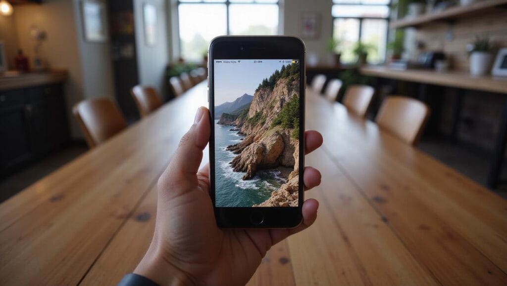 Tela de bloqueio do iPhone com interface Liquid Glass no iOS 26
