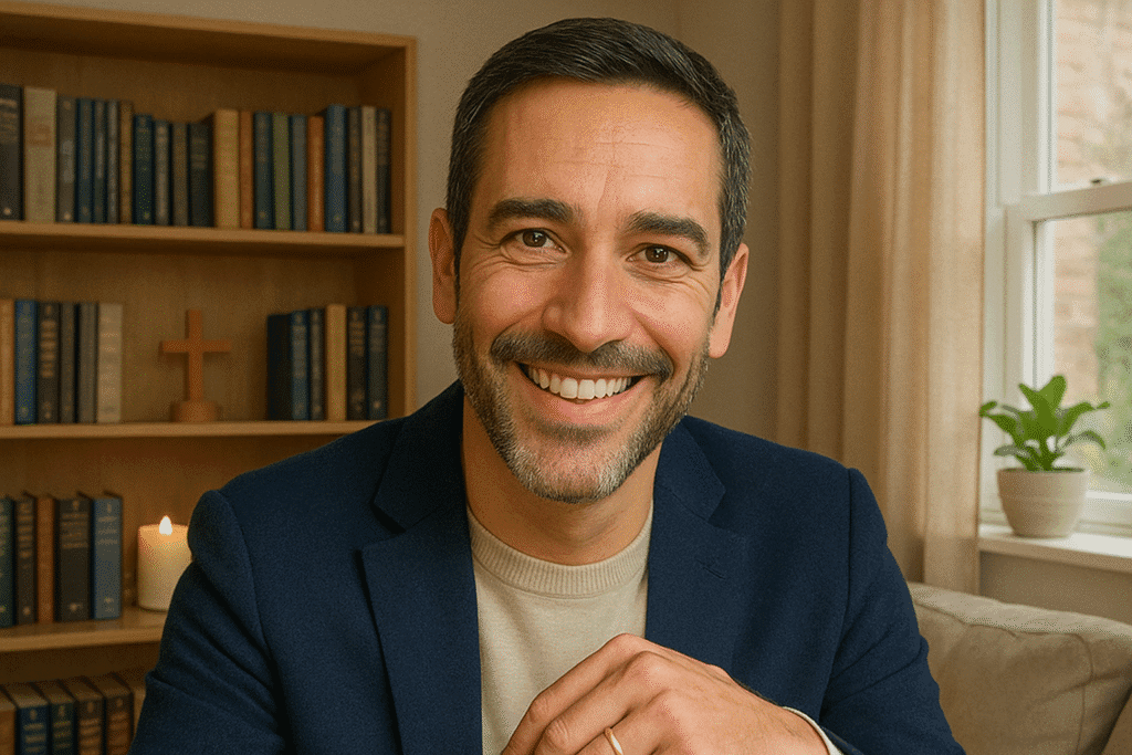 A person climbing out of a dark pit, symbolizing overcoming financial struggles with faith and courage.